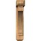 Ekena Millwork Imperial Craftsman Smooth Bracket w/ Offset Brace, Western Red Cedar, 5 1/2"W x 24"D x 28"H BKT0604X24X28IMP04SWR - alternate 4